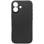 mobilNET silikonski ovitek iPhone 17, črn (Fiber)