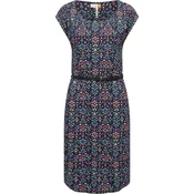 Ragwear Obleka Lilithe Ikat temno modra/roza