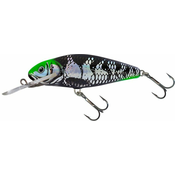 Salmo Wobler Perch Deep Runner Holo Dark Green Head - 8 cm