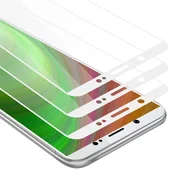 Cadorabo CADORABO Vivo V7 PLUS - Zaščitna folija v transparentno z belo - 3-pack Kaljeno steklo za zaščito zaslona s trdoto 9H in 3D dotikom, (20548150)