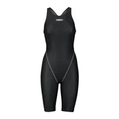 ARENA Športne enodelne kopalke POWERSKIN ST NEXT OB svetlo siva/črna