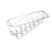 Refrigerator container for eggs, 32.5 x 11.5 cm, plastic - by Kitchen