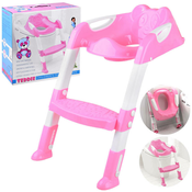 Toys Stojalo za straniščno školjko Steps roza ZA4349