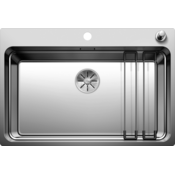 Blanco pomivalno korito ETAGON 700-IF/A InFino INOX 18/10, pribor inox nosilci, z daljin. prim.
