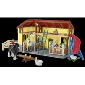Schleich Farm World 42485 Hlev za konje z dodatki