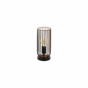 EGLO Stona lampa ROCCAMENA E27 31 cm crna/bakar 49646