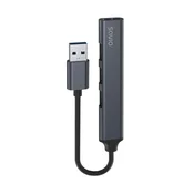 SAVIO USB-A Hub, 4 vrata, 3xUSB 2.0, 1xUSB 3.0, 5 Gbps, aluminij