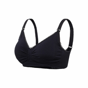 carriwell® podložen nedrček za dojenje padded s podporo carri-gel black