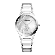 Ženski adriatica essence sekundara srebrni beli elegantni rucni sat sa srebrnim metalnim kaišem ( a3725.514fq )
