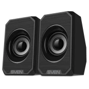 SVEN 180 Zvučnici 2.0 Crni, USB, Izlazna Snaga 2x3W (RMS)