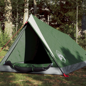 vidaXL Šator za kampiranje za 2 osobe zeleni 200x120x88/62cm taft 185T