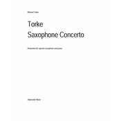 TORKE:SAXOPHONE CONCERTO SOPRANO SAXOPHONE AND PIANO