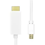 shumee ProXtend Mini DisplayPort 1.2 na HDMI kabel 3 m bele barve, MDP1.2-HDMI-003W