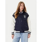 Guess Jeans Bomber jakna W5YL15 WHAA2 Mornarsko modra Regular Fit