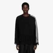 Pulover Y-3 Knitted 3 Stripes Fringy Sweater UNISEX Black L