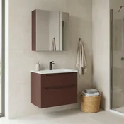 HANAH HOME Kupatilski ormarić sa umivaonikom i ogledalom (2 komada) Messina 65 v2 403