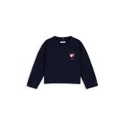 TOMMY HILFIGER Majica mornarska/rdeča/bela