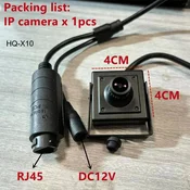 KJB Notranja mini IP kamera 4 MP z mikrofonom, 6 mm, PoE