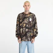 Majice A BATHING APE Tree Edge Camo Relaxed Fit Ls Tee UNISEX Brown S