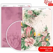 Papirji za scrapbooking King Protea A4 - No. 1