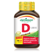 Jamieson Vitamin D 1000 IU/25µg, 180 kapsul