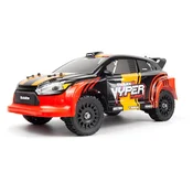 RC-rally avtomobil BlackZon Vyper RX Turbo 1:16 4WD brezkrtačnim motorjem - rdeče-oranžen (540283)
