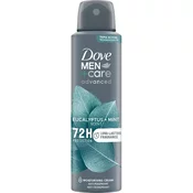 Dove Men+Care Advanced Dezodorans u spreju Eucalyptus + Mint, 150 ml