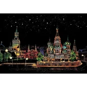 shumee Magic Scratch Card Rusija Rdeči kvadrat 40x28 cm