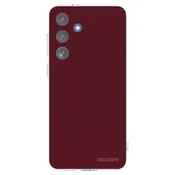 Silikonski prozorni ovitek za Samsung Galaxy S25 FE 5G - Burgundy red