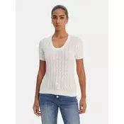 Fracomina Pulover FR26ST7031K547R9 Écru Regular Fit