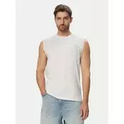 Jack & Jones Majica brez rokavov Simon 12297709 Bela Relaxed Fit