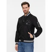 Brave Soul Bomber jakna MJK-BROXTON Črna Regular Fit
