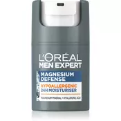 L´Oréal Paris Men Expert Magnesium Defence 24H dnevna krema za obraz za vse tipe kože 50 ml za moške