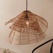 PR Home Olga viseča svetilka iz ratana, O 51 cm - Dnevna soba/jedilnica - svetlo les