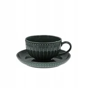 SKODELICA S KROŽNIČKOM ZA KAVO IN ČAJ 250 ml MOSAIQUE OLIVE LINE