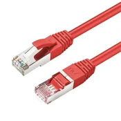 Omrežni kabel CAT6A S/FTP 2m rdeč LSZH