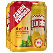 Ožujsko svijetlo pivo 0,5 l 4 pack limenke