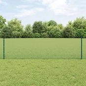 Zatvorena žicana ograda s postovima 10 x 0,6 m Zelena Mreža