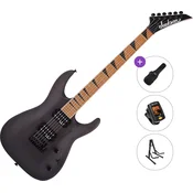 Jackson JS Series Dinky Arch Top JS24 DKAM Caramelized MN Basic SET Black Satin Elektricna gitara