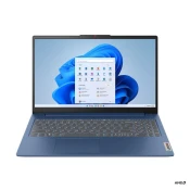 Lenovo Laptop IdeaPad Slim 3, 15ABR8, FHD, Ryzen5 5625U, 16GB, 512GB SSD (82XM00SHYA), Plavi