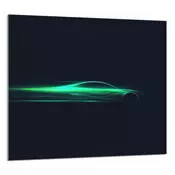 shumee STEKLENA PLOŠČA ZA KUHINJO 65x60 Auto