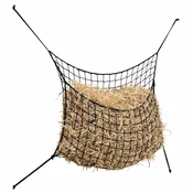 shumee vidaXL Mreže za seno, 2 kosa, pravokotne, črne, 150 x 90 cm, PP
