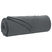 Vidaxl Odeja Temno siva 280 x 210 cm Flis
