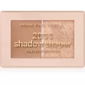 Max Factor 2000 Calorie Shadow Shaper duo sjenila za oci nijansa 020 Bronze Glaze 4 g