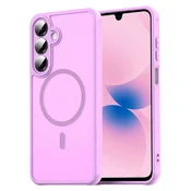 Hibridni ovitek HaloFrost II MagSafe za Samsung Galaxy A27 5G - pink