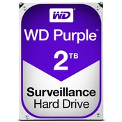WD Purple notranji trdi disk 2 TB 5400 RPM 64 MB 3.5 Zaporedni ATA III