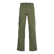 Jack & Jones Junior Hlače KANE HARLOW, zelena