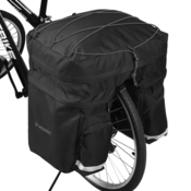 Biciklisticka torba za prtljažnik Cargo Cruise - torba za putovanje s presvlakom za kišu - 60L - crna