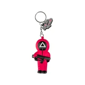 Privezak Cinereplicas - Squid Game - Soldier With Gun Squishy Keychain