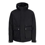 JACK & JONES Prehodna jakna JJEWOLF črna